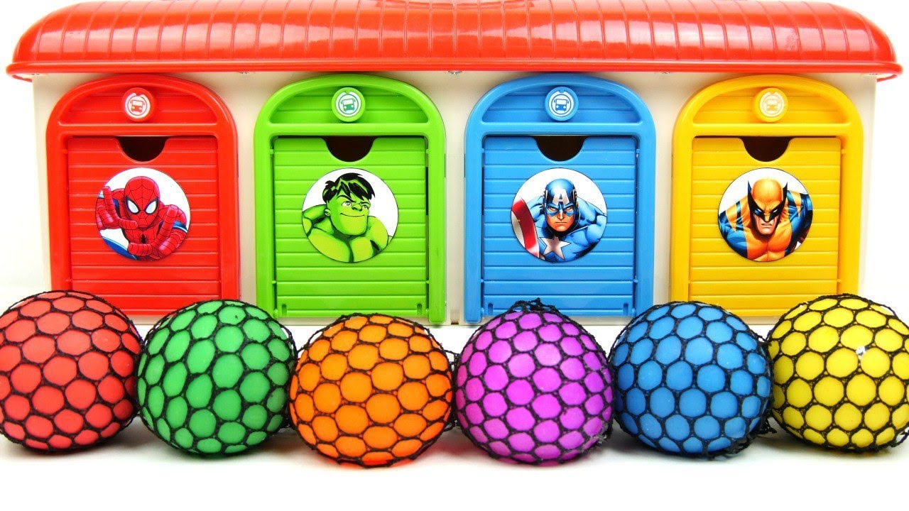 Satisfying Garage ASMR | Making Oddly Calm Stress Balls Net Mixing 5 Color Ways Madic Garage ASMR