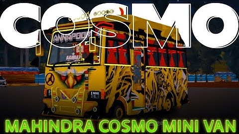 🔴REALISTIC MAHINDRA COSMO V2 MINI TOURIST BUS MOD FOR BUSSID🤩