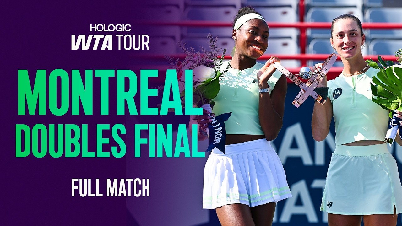 The Entertaining Gauff/Kessler vs. Townsend/Zhang 2025 Montreal Doubles Final 🏆 | WTA Full Match