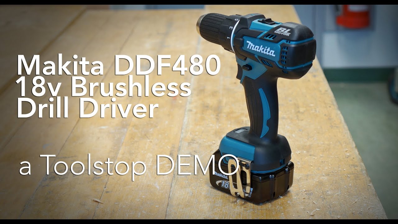 Makita DDF480 Brushless Drill Driver - Toolstop DEMO - YouTube