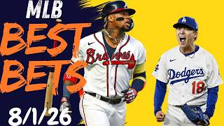 MLB BETS 8/1/26 Player Props,Parlays & Home Run Pick's