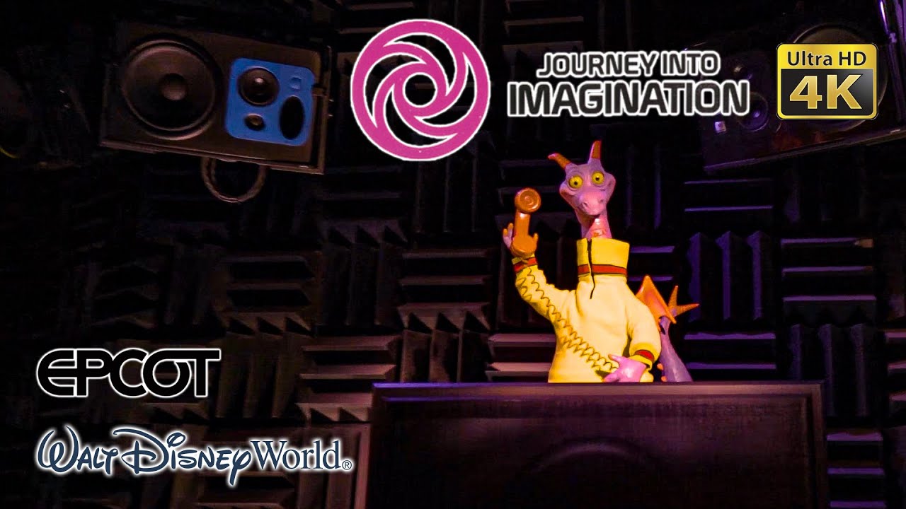 Journey into Imagination with Figment On Ride Low Light 4K POV EPCOT Walt Disney World 2021 03 03