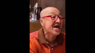 Old Chinese Man Singing Ching Cheng Hanji