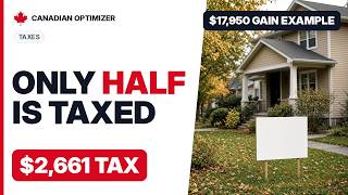Capital Gains Tax in Canada 2026: How to Calculate It (Worked Example)