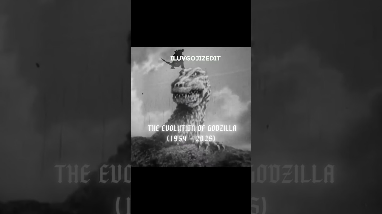 the evolution of godzilla (1954 - 2025) 