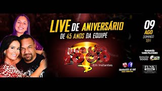 Live de 45 anos da Furacão 2000