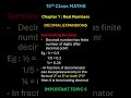 10TH CLASS MATHEMATICS REAL NUMBERS