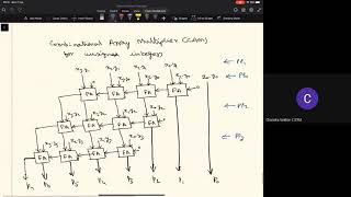 CS2300 FCSD | Lec 14 | Combinational Array Multiplier, Multiplication of signed integers