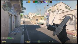 CS2 Dust II  3 lucky deagle headshots