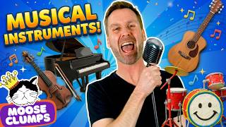 🎸 Musical Instruments Song | Learn Guitar, Piano, Drums, Violin & More for Kids | Mooseclumps screenshot 3