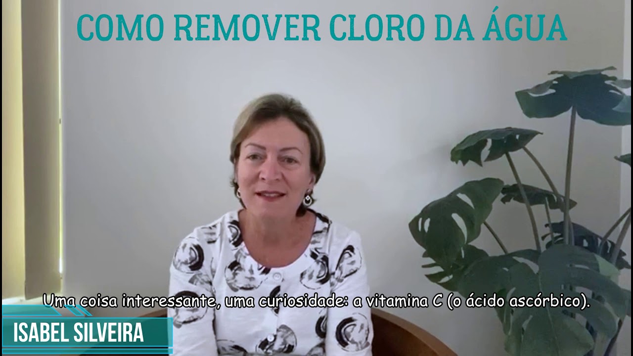 Como remover cloro da água