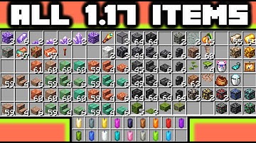 How to get ALL 1.17 New Items in Survival! Minecraft Cave Update