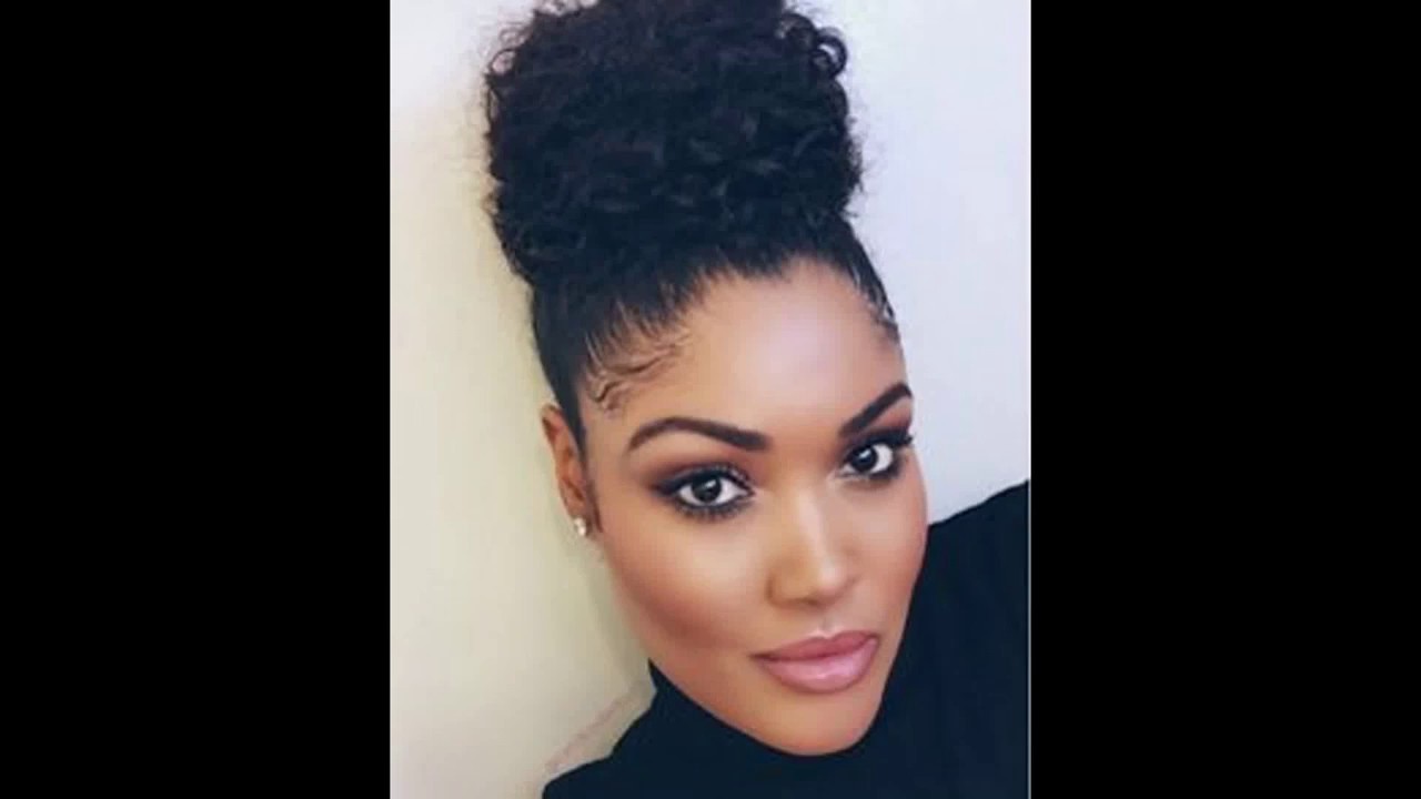 Leuke Broodjes Pony Staarten Faux Bang Haarstijlen Voor Natuurlijk Haar