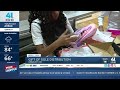KSHB 41 Distributes Shoes to Kansas City Kids Before School