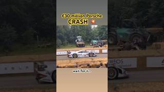 £30 million Porsche GT1 crash at FOS Goodwood 2023!! 😮 #shorts #crash #porsche #hypercar