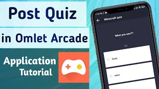 How to Create or Post Quiz on Omlet Arcade App screenshot 5