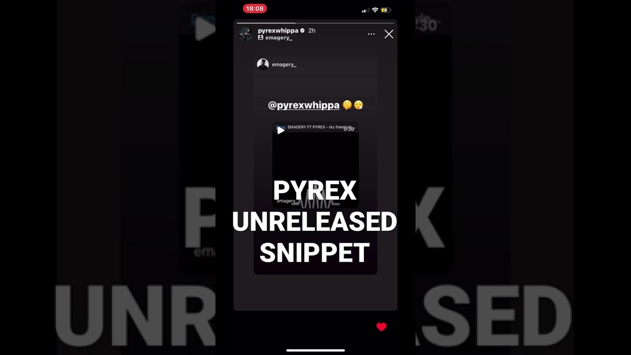 PYREX WHIPPA - RKZ FREESTYLE (ft. Emage) UNRELEASED SNIPPET