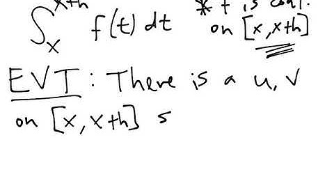 Math 2413 - Calculus 1 - Section 5.3 (part 2) - Proof of the Fundamental Theorem of Calculus 1