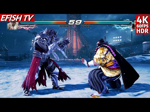 Armor King vs Ganryu (Hardest AI) - Tekken 7 | 4K 60FPS HDR