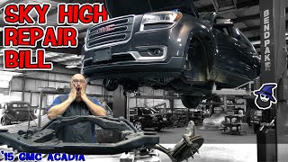 Used car insanity in the CAR WIZARD's shop! Why did the huge repair get approved on this '15 Acadia?