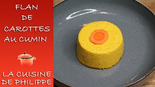 Flan de carottes au cumin