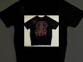 Bleach& Gold Paint to Create a Skull Design on a Gildan Premium Cotton tee #BleachArt #SkullDesign