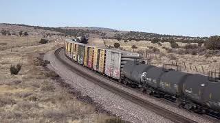 EBD BNSF Merchandise train @ Crookton, AZ 2/19/21