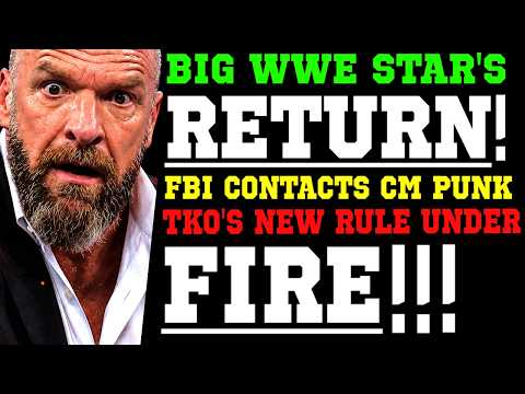 Video WWE News! WWE Champion Returns for SummerSlam! RAW & Smackdown Changes! FBI Contacts CM Punk!