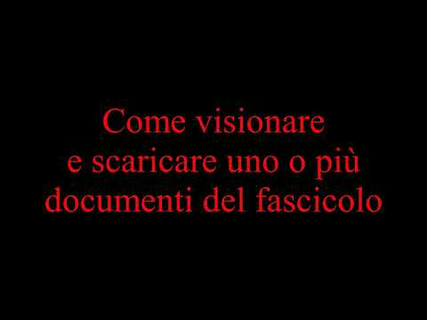 04) PORTALE GIUSTIZIA REGIONE TOSCANA - Lettura e download documenti del fascicolo telematico