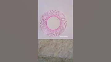 simple spirograph design #youtube #shorts #spirograph #subscribe #like