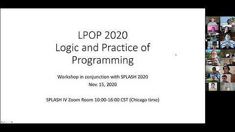 Opening and Introduction (Peter Van Roy)