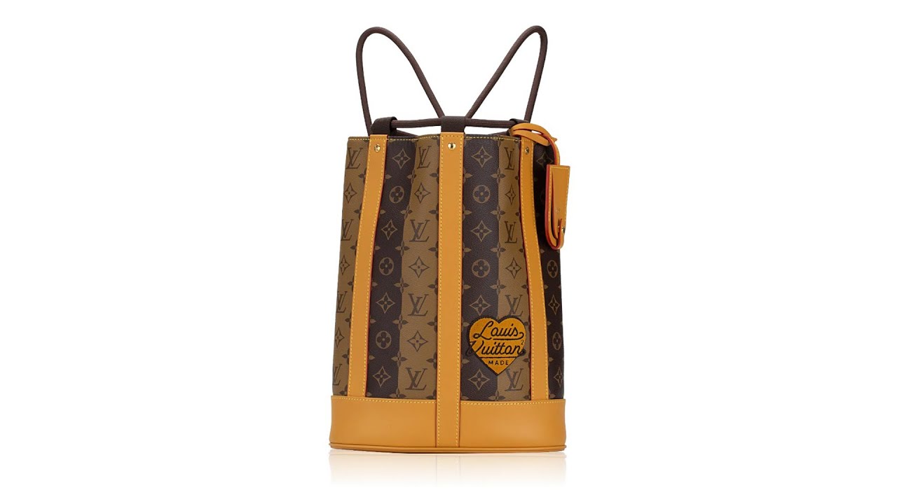 Louis Vuitton x Nigo Randonée Messenger Monogram Stripes Brown in