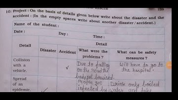 GSEB STD 5 EVS ENVIRONMENT AROUND US WORKBOOK CHAPTER 15 DISASTER AND RESCUE SOLUTIONS PART 4