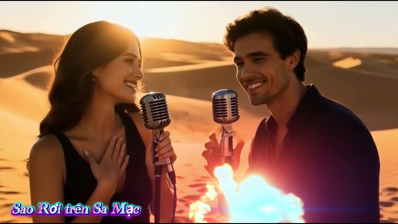 Sao Rơi trên Sa Mạc 💕 STARFALLS IN THE DESERT🌹Italo Euro Disco.