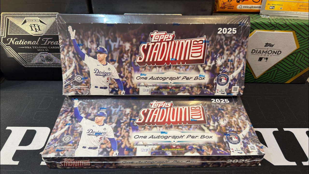 超美棒球選圖 2025 Topps Stadium Club #球員卡 開箱第一盒
