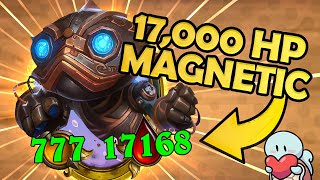 17K HP Magnetic Stack In Tourney! | Hearthstone Battlegrounds 17K HP Magnetic Stack In Tourney! | Hearthstone Battlegrounds