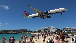 1 hour of Aviation Paradise! St Maarten Planespotting in 4K from Maho Beach