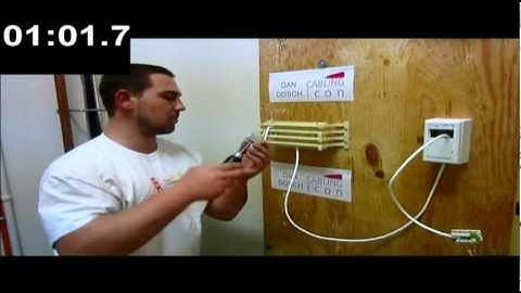 Dan Dosch - 2012 Cabling ICON - Round 2 - UTP Speed Trial