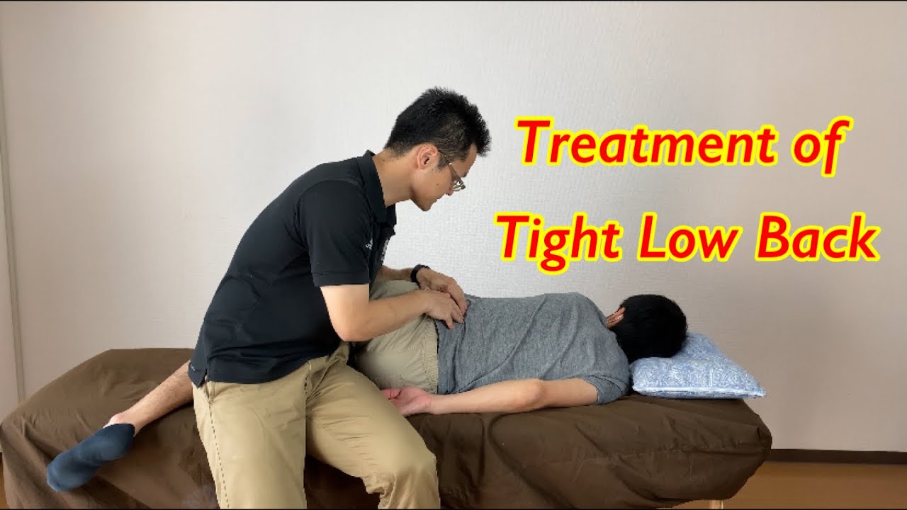 How I treat tight lower back muscle (English)