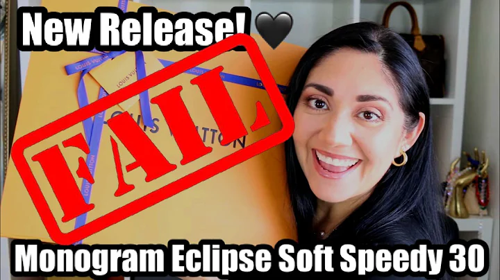 FAIL ❌ LOUIS VUITTON WOMENS MONOGRAM ECLIPSE UNBOXING | NEW RELEASE | SOFT SPEEDY 30