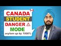 Canada student danger mode asylum up by 1500  study visa updates 2024   usa canada uk