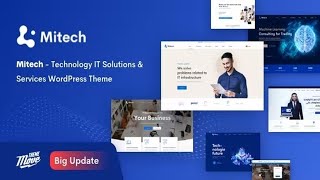 Mitech - Technology IT Solutions & Services WordPress Theme Free Download