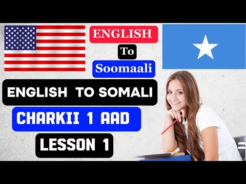 Ku Baro English To Somali Lesson 1 - YouTube