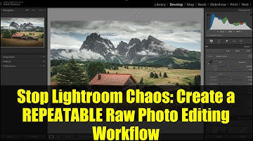 Stop Lightroom Chaos: Create a REPEATABLE Raw Photo Editing Workflow