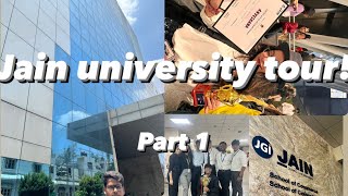 JAIN UNIVERSITY CAMPUS TOUR (Part 1) | #jayanagar #banglore