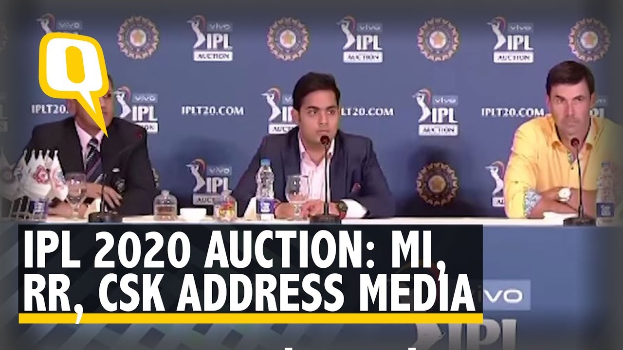 IPL 2020 Auction: KKR, RCB and KXIP Explain Their Bidding Strategy | The Quint