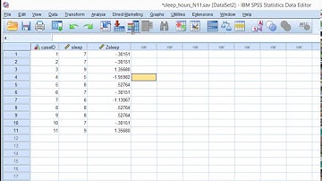 V2.21 - How to create T-scores in SPSS