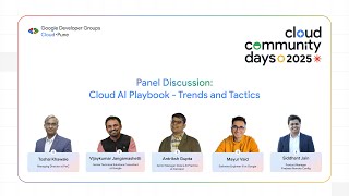 Cloud AI Playbook: Trends and Tactics | Panel Discussion | GDG Cloud Pune | #CCDPune25