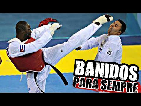 TOP 5 - Lutadores que foram BANID0S para sempre do esporte