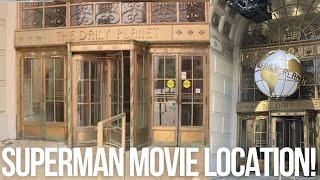 Behind the Scenes: Exploring the Daily Planet Building from the New Superman Movie in Cleveland!